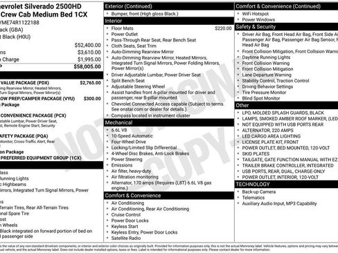 Used 2024 Chevrolet Silverado 2500 Custom w/ Custom Value Package AWD/4WD image 32