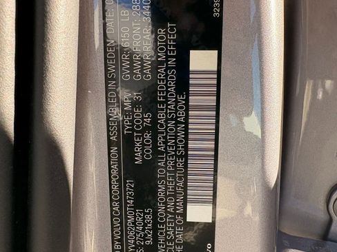 New 2026 Volvo XC90 B6 Ultra w/ Protection Package AWD/4WD image 20