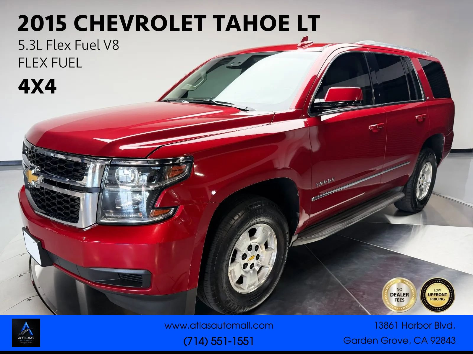 Used 2015 Chevrolet Tahoe LT w/ Max Trailering Package RWD image 1