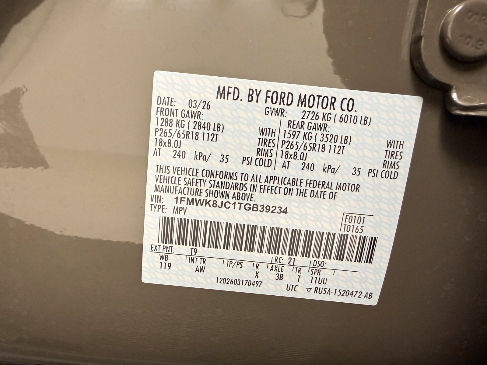 New 2026 Ford Explorer Tremor w/ Tremor Ultimate Package AWD/4WD image 19