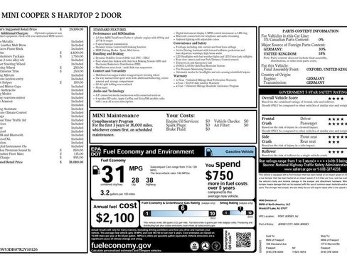 Used 2024 MINI Cooper S w/ Signature Upholstery Package FWD image 1