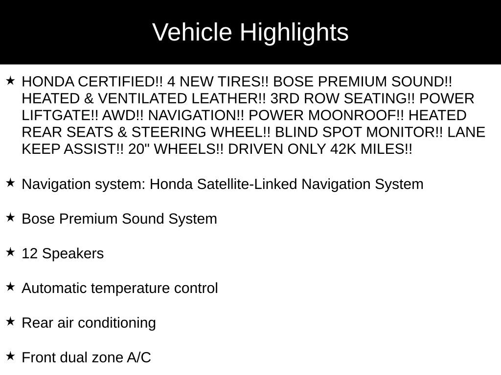 Certified 2023 Honda Pilot Elite image 36
