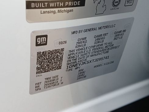 New 2026 Chevrolet Traverse Z71 w/ Enhanced Driving Package image 19