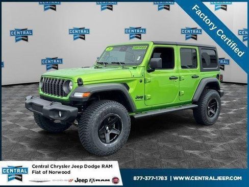 Used 2025 Jeep Wrangler Unlimited Sport AWD/4WD image 1