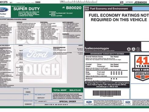 Used 2018 Ford F250 Lariat w/ Chrome Package image 2