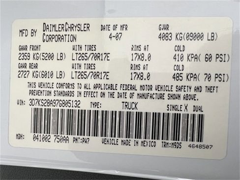 Used 2007 Dodge Ram 2500 Truck SLT w/ Quad Cab Big Horn Value Group image 55