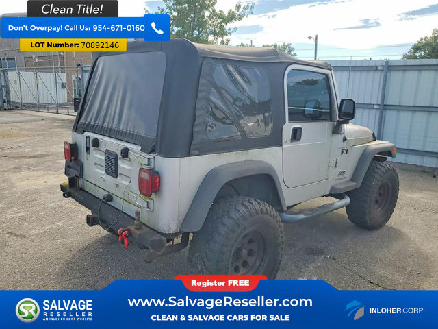 Used 2004 Jeep Wrangler X AWD/4WD image 4