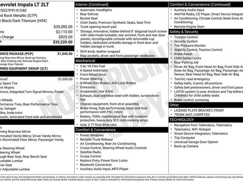 Used 2015 Chevrolet Impala LT w/ Convenience Package image 12