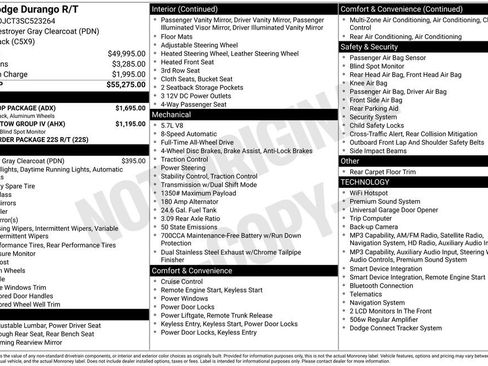 Used 2025 Dodge Durango R/T w/ Blacktop Package AWD/4WD image 3