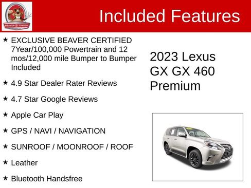 Used 2023 Lexus GX 460 Premium w/ Premium Package AWD/4WD image 4