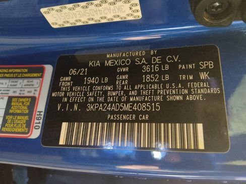 Used 2021 Kia Rio S w/ Technology Package image 33