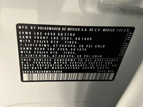 Certified 2024 Volkswagen Taos SEL AWD/4WD image 29