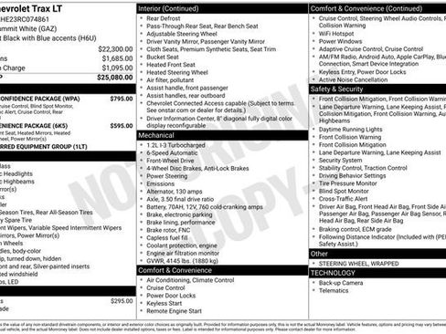 Certified 2024 Chevrolet Trax LT w/ Driver Confidence Package FWD image 34