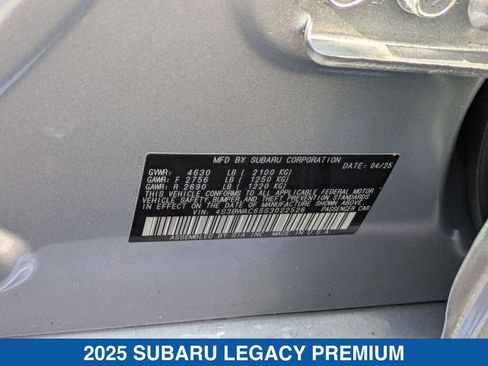 Certified 2025 Subaru Legacy Premium image 37
