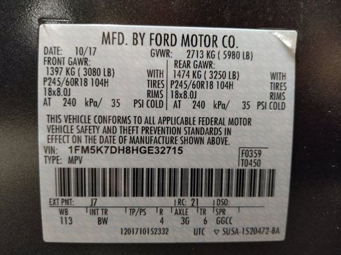 Used 2017 Ford Explorer XLT w/ Equipment Group 202A image 33