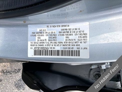 Used 2021 MAZDA CX-9 Touring w/ Touring Premium Package AWD/4WD image 24