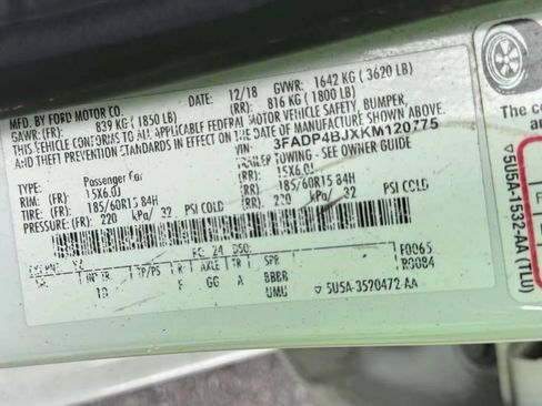 Used 2019 Ford Fiesta SE FWD image 17