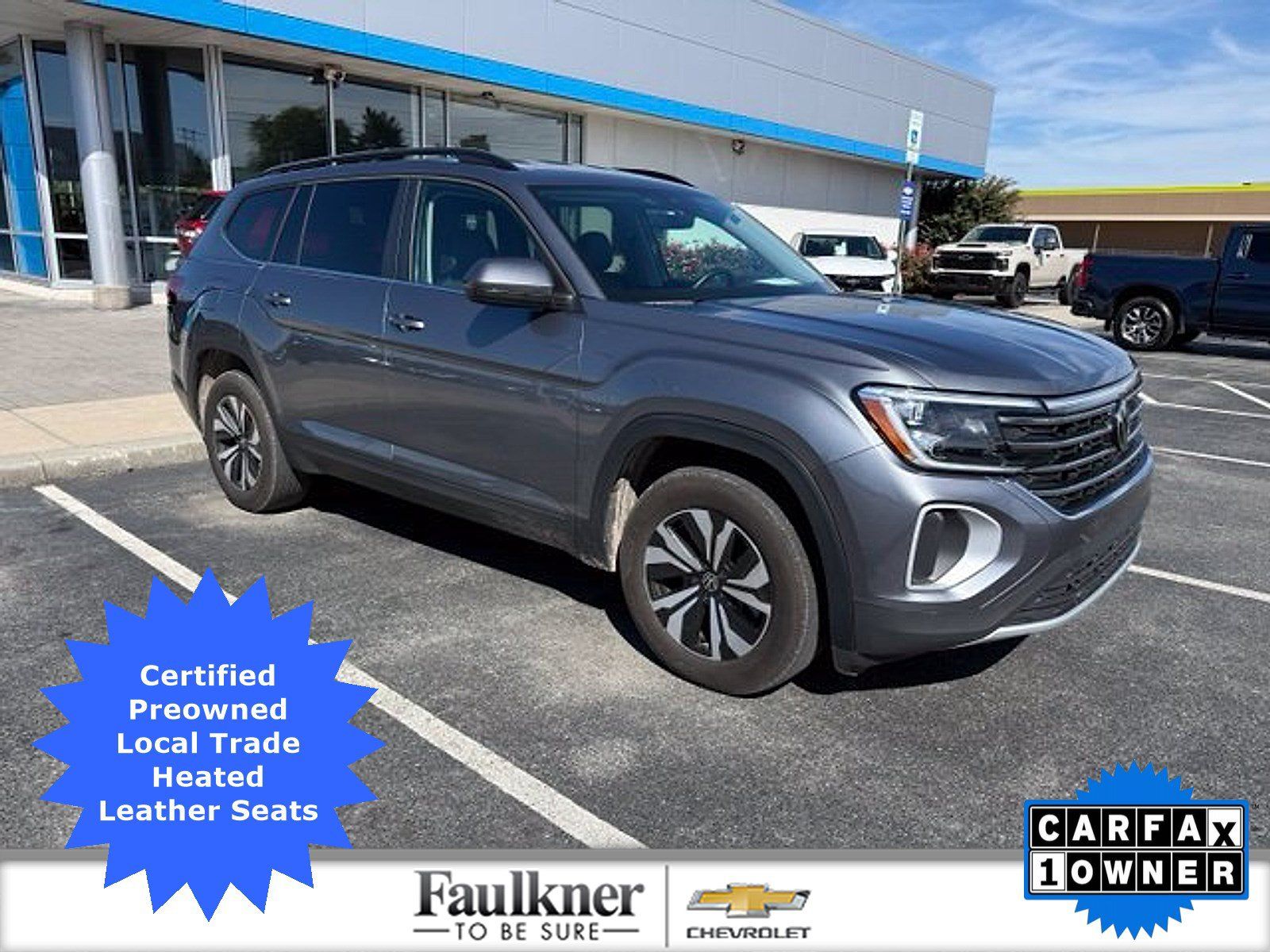 Used 2024 Volkswagen Atlas SE AWD/4WD image 1