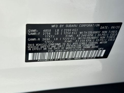 Certified 2025 Subaru Outback Premium AWD/4WD image 29