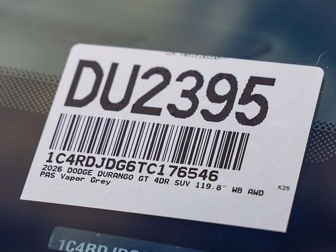 New 2026 Dodge Durango GT image 30