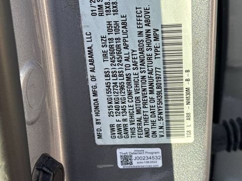 Certified 2020 Honda Pilot EX image 37