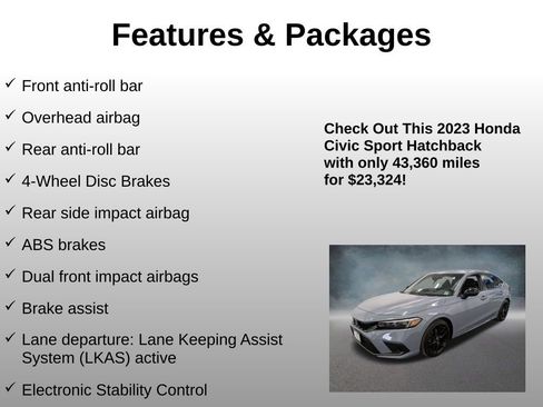 Certified 2023 Honda Civic Sport image 16