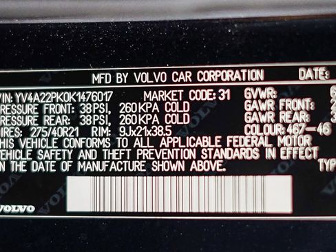 Used 2019 Volvo XC90 T6 Momentum w/ Protection Package Premier image 26