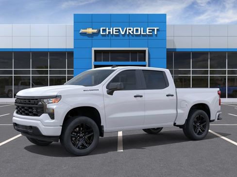 New 2026 Chevrolet Silverado 1500 Custom w/ LPO, Dark Essentials Package RWD image 2