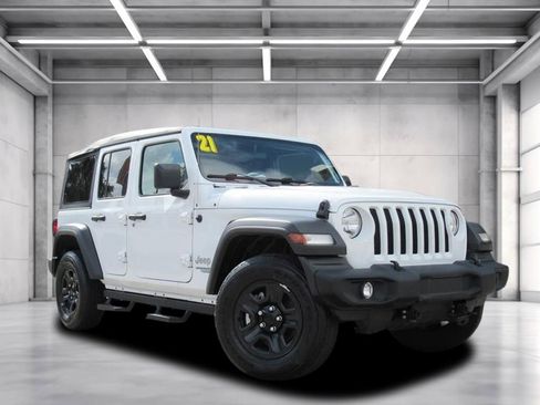 Used 2021 Jeep Wrangler Unlimited Sport image 1