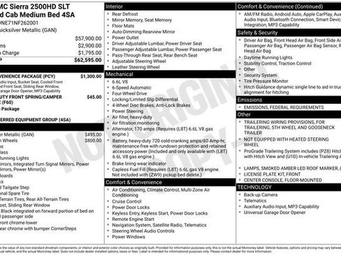 Used 2022 GMC Sierra 2500 SLT w/ SLT Convenience Package image 7