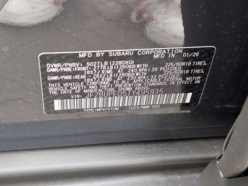 New 2026 Subaru Outback Touring image 21