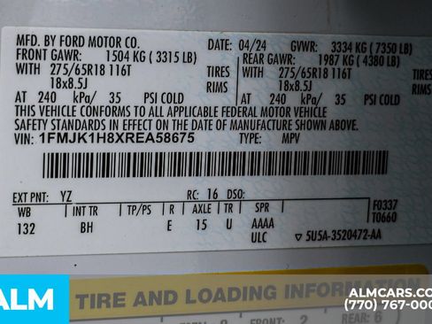 Used 2024 Ford Expedition Max XLT RWD image 59