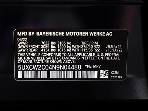 Used 2022 BMW X7 xDrive40i w/ Premium Package AWD/4WD image 35