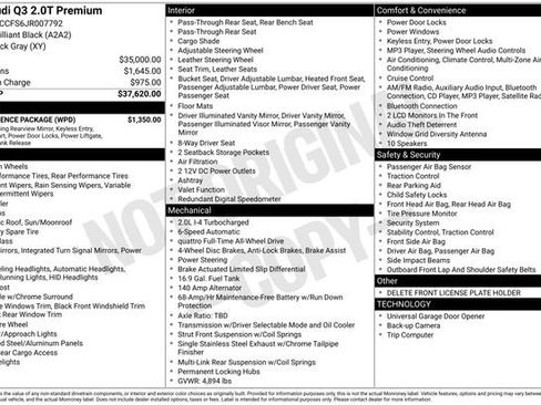 Used 2018 Audi Q3 2.0T Premium w/ Convenience Package image 7