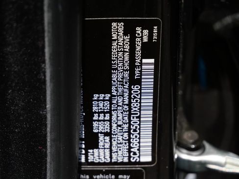 Certified 2015 Rolls-Royce Wraith RWD image 32