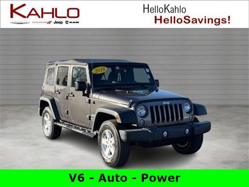Used 2018 Jeep Wrangler Unlimited Sport S image 1