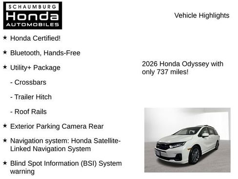 Certified 2026 Honda Odyssey Touring image 7