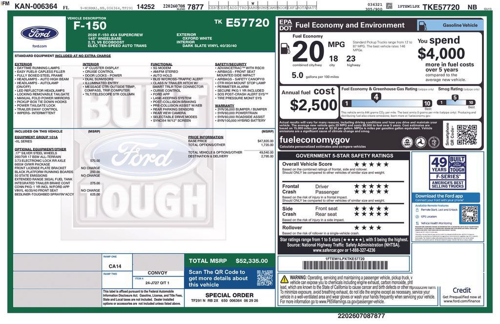 New 2026 Ford F150 XL AWD/4WD image 39