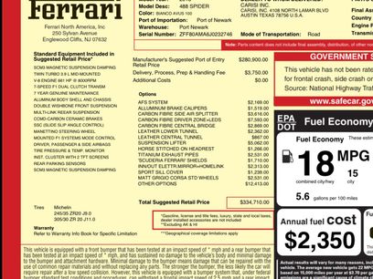 Used 2018 Ferrari 488 Spider