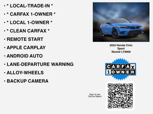 Certified 2023 Honda Civic Sport image 7