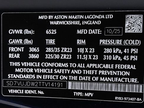 New 2026 Aston Martin DBX 707 image 28