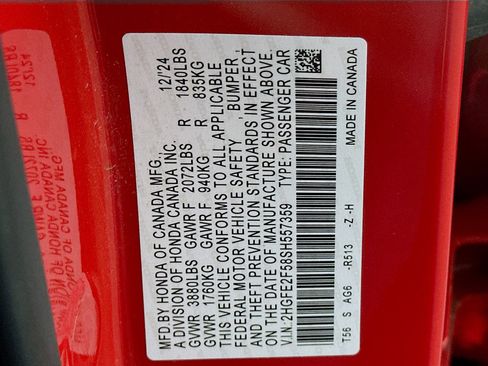 Used 2025 Honda Civic Sport image 12