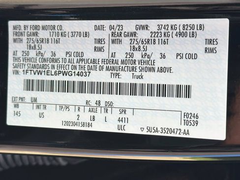 Used 2023 Ford F150 Lightning XLT AWD/4WD image 33