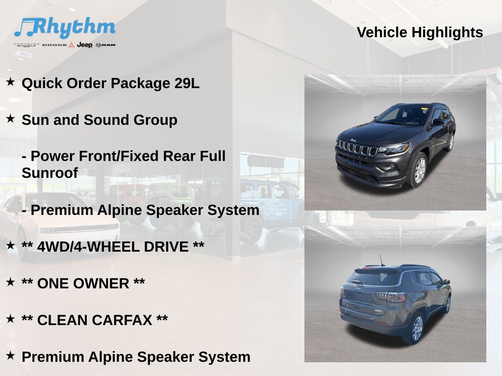 Used 2024 Jeep Compass Latitude w/ Sun and Sound Group AWD/4WD image 5