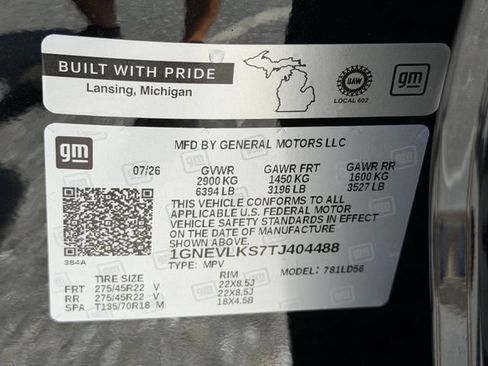 New 2026 Chevrolet Traverse RS AWD/4WD image 25