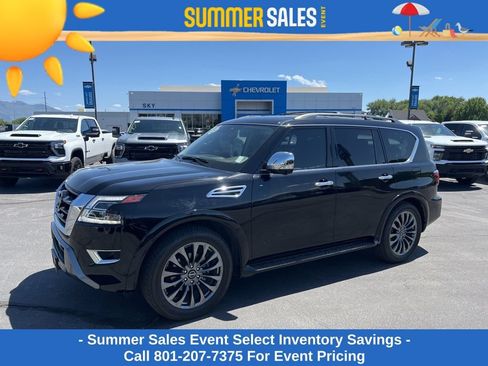 Used 2023 Nissan Armada Platinum w/ Captain's Chairs Package AWD/4WD image 1