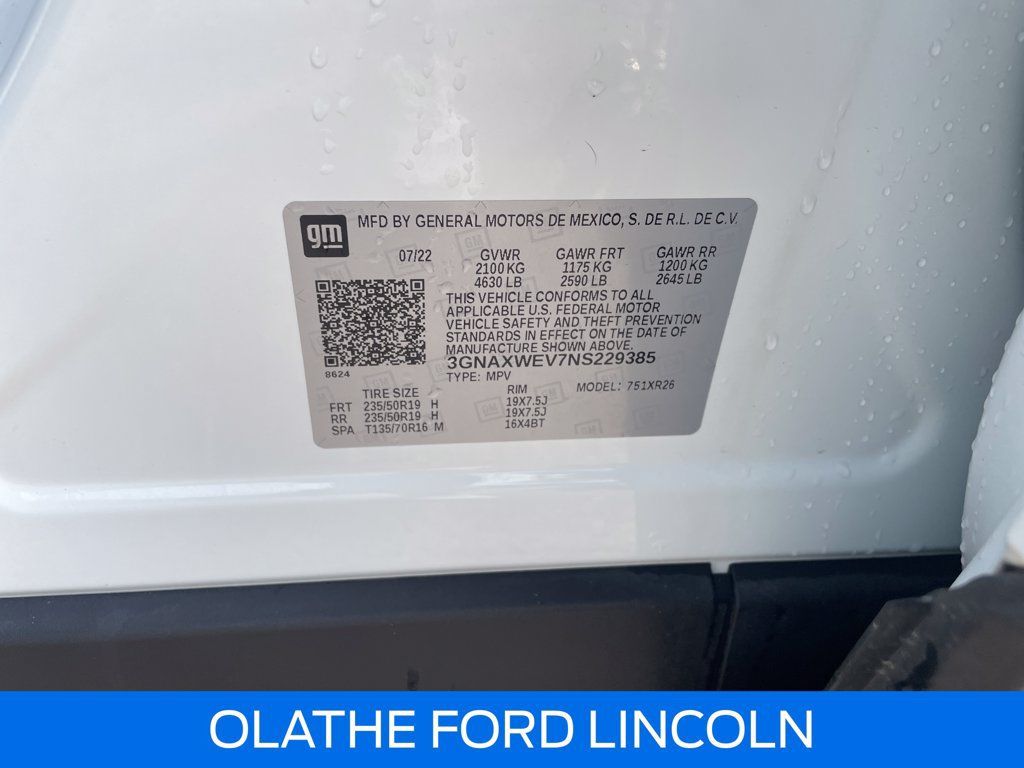 Used 2022 Chevrolet Equinox RS w/ RS Leather Package AWD/4WD image 23