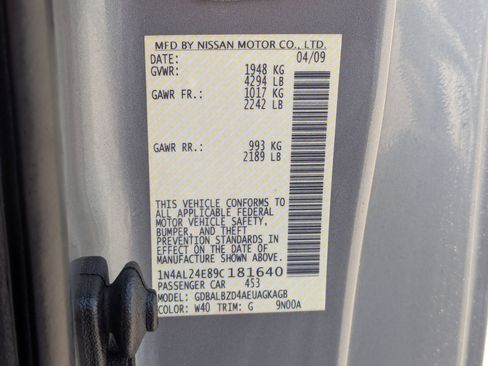 Used 2009 Nissan Altima 2.5 S w/ Premium Pkg FWD image 32