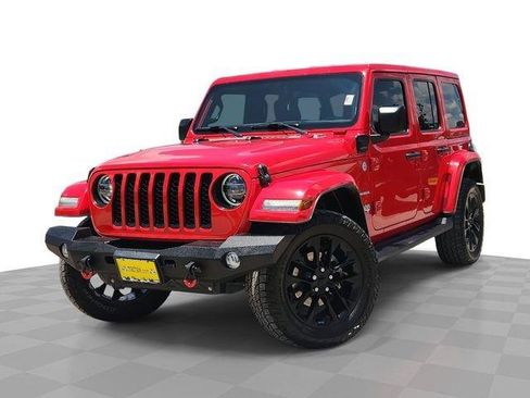 Used 2021 Jeep Wrangler Unlimited Sahara w/ Cold Weather Group AWD/4WD image 1