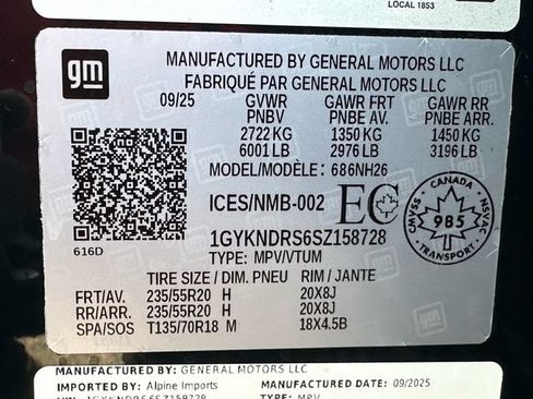 Used 2025 Cadillac XT5 Premium Luxury AWD/4WD image 18
